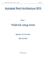 Sách Revit 2010 Tâm ĐanGia Bảo cực hay
