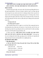 BIỆN PHÁP NÂNG CAO HIỆU QUẢ HỌC PHÂN MÔN TẬP VIẾT LỚP12 TRƯỜNG TIỂU HỌC ĐỊNH HIỆP DẦU TIẾNG BÌNH DƯƠNG