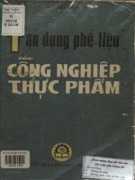 Tận dụng phế liệu của công nghiệp thực phẩm