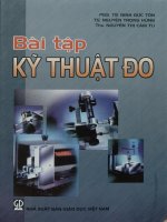 Bài tập kỹ thuật đo