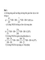 Bài tập  môn quản trị kinh doanh  1 chương 3