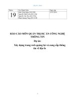 Xây dựng trang web quảng bá và cung cấp thông tin về địa ốc