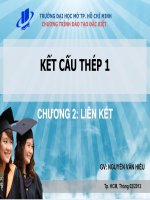 Bài giảng Kết cấu thép 1 Chương 2 - Nguyễn Văn Hiếu