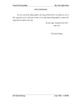 Giải pháp hoàn thiện công tác thẩm định tài chính dự án đầu tư tại ngân hàng Nông nghiệp và phát triển nông thôn chi nhánh Văn Lâm
