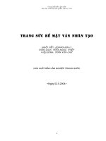 Trang sức bề mặt ván nhân tạo