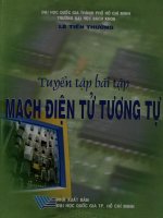 Tuyển tập bài tập Mạch điện tử tương tự