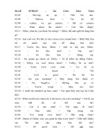 Học tiếng anh qua hội thoại gã cớm siêu trộm