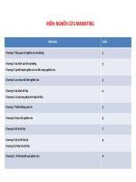 Nghiên cứu Marketing - Slide bài giảng