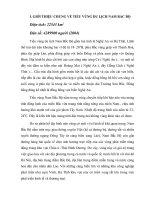 Tiểu luận tiểu vùng du lịch nam bắc bộ