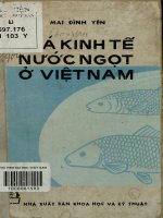 Cá kinh tế nước ngọt ở Việt Nam