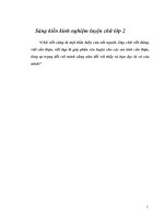 Sáng kiến kinh nghiệm luyện chữ cho học sinh lớp 2
