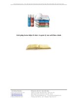 Giải pháp hoàn thiện tổ chức và quản lý sản xuất Bưu chính