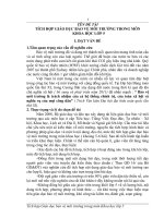 Skkn Tích hợp Giáo dục bảo vệ môi trường trong môn Khoa học lớp 5