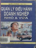 Quản lý và điều hành doanh nghiệp nhỏ và vừa