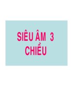 Giáo trình siêu âm 3 chiều