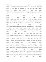 Học tiếng anh qua hội thoại người chim