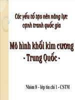 mô hình khối kim cương trung quốc