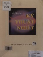 Giáo trình Kỹ thuật nhiệt