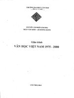Văn học việt nam từ năm 1975  2000
