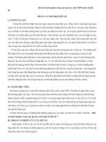 skkn Một vài kinh nghiệm  trong việc dạy học sinh miêu tả biểu đồ