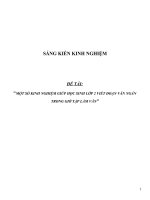 SKKN Một số giải pháp giúp học sinh lớp 2 có khả năng viết văn