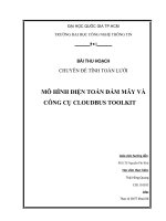MÔ HÌNH ĐIỆN TOÁN ĐÁM MÂY VÀ CÔNG CỤ CLOUDBUS TOOLKIT