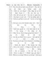 Học tiếng anh qua hội thoại Nhiệmm vụ bất khả thi 4