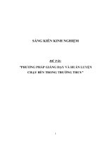 Phương pháp giảng dạy và huấn luyện đội tuyển chạy việt dã