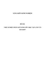 SKKN Một số biện pháp giúp sinh lớp 5 học Tập làm văn tốt hơn