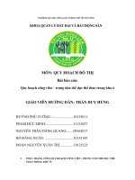 Báo Cáo Quy hoạch công viên – trung tâm thể dục thể thao trong khu ở