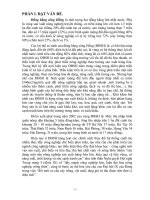 Chuyên Đề đánh giá sự thay đổi hệ thống canh tác ảnh hưởng đến thu nhập nông hộ ở đồng bằng sông hồng