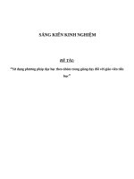 Sử dụng phương pháp dạy học theo nhóm trong giảng dạy đối với giáo viên tiểu học