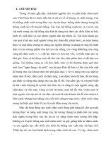 Tiểu Luận Tình hình phát triển chăn nuôi Việt Nam, triển vọng và thách thức