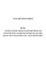 SKKN nghiên cứu về lập công thức hóa học của hợp chất hữu cơ