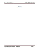 Thuyết minh Đồ án Bêtông Cốt thép 1