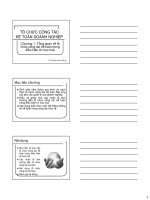 Tổ chức công tác kế toán trong doanh nghiệp