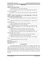 Đồ án thiết kế phương án trắc địa phục vụ thi công xây dựng công trình golden land  kèm bản vẽ