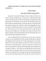 Sự đổi mới quan niệm về con người trong văn học việt nam mười năm cuối thế kỉ XX