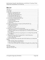 Luật Kết Hợp Và Ứng Dụng Về Khai Phá Dữ Liệu Trong Hệ Quản Trị Cơ Sở Dữ Liệu