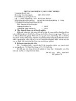 Luận văn phân tích các nguyên nhân, hiện tượng làm rơi thiết bị bay nhiều chong chóng mang