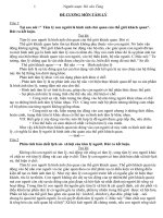 ĐỀ CƯƠNG MÔN TÂM LÝ dành cho sinh viên