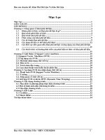 Phương pháp nhận dạng Support Vector Machines(SVM) trong nhận dạngchữ viết tay