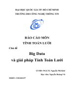 Big Data và giải pháp Tính Toán Lưới