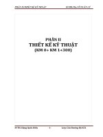 thiết kế kỹ thuật thuyế minhđồ án xây dựng tuyến đường mới a – b tại quận 9 – tp hồ chí minh