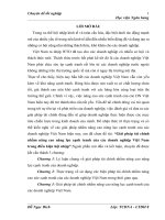 Giải pháp tài chính nhằm nâng cao năng lực cạnh tranh của các doanh nghiệp Việt Nam trong điều kiện hội nhập