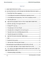 TÍNH TOÁN LƯỚI VÀ ỨNG DỤNG GIẢI THUẬT ĐỊNH THỜI CHO CÁC BÀI TOÁN SONG SONG, ĐỘC LẬP TRÊN MÔI TRƯỜNG TÍNH TOÁN LƯỚI