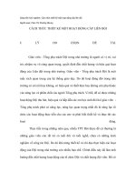 Sáng kiến kinh nghiệm CÁCH THỨC THIẾT KẾ MỘT HOẠT ĐỘNG CẤP LIÊN ĐỘI