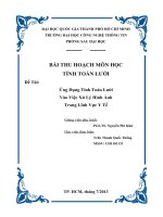 Ứng Dụng Tính Toán Lưới Vào Việc Xử Lý Hình Ảnh Trong Lĩnh Vực Y Tế