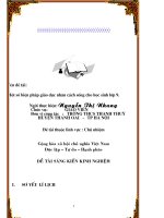 skkn một số biện pháp giáo dục nhân cách sống cho học sinh lớp 9