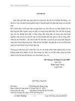 Báo cáo thực tập trên công trường hạng mục khu đô thị văn khê